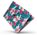 Tropical Summer Vivid Floral - Skin Decal Wrap Kit Compatible with the Apple MacBook Pro, Pro with Touch Bar or Air (11", 12", 13", 15" & 16" - All Versions Available)
