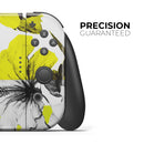 Tropical BW Sun Floral // Skin Decal Wrap Kit for Nintendo Switch Console & Dock, Joy-Cons, Pro Controller, Lite, 3DS XL, 2DS XL, DSi, or Wii - Vinyl Skin Wrap for Nintendo Switch 2, OLED, Lite, Pro Controller, Wii & Classic Handhelds