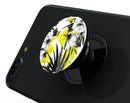 Tropical BW Sun Floral - Skin Kit for PopSockets and other Smartphone Extendable Grips & Stands