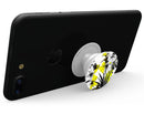 Tropical BW Sun Floral - Skin Kit for PopSockets and other Smartphone Extendable Grips & Stands