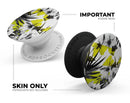 Tropical BW Sun Floral - Skin Kit for PopSockets and other Smartphone Extendable Grips & Stands