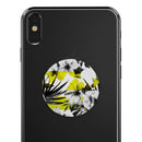 Tropical BW Sun Floral - Skin Kit for PopSockets and other Smartphone Extendable Grips & Stands