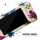Tropical Cool Retro Pineapples // Skin Decal Wrap Kit for Nintendo Switch Console & Dock, Joy-Cons, Pro Controller, Lite, 3DS XL, 2DS XL, DSi, or Wii - Vinyl Skin Wrap for Nintendo Switch 2, OLED, Lite, Pro Controller, Wii & Classic Handhelds