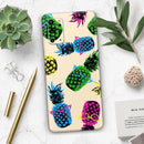 Tropical Cool Retro Pineapples - Premium Vinyl Skin Decal for Samsung Galaxy S25 Ultra, S24, S23, S22 & All Galaxy S Models