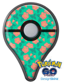 Tropical Coral Floral v1 Pokémon GO Plus Vinyl Protective Decal Skin Kit