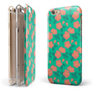 Tropical Coral Floral v1 iPhone 6/6s or 6/6s Plus 2-Piece Hybrid INK-Fuzed Case