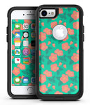 Tropical Coral Floral v1 - iPhone 7 or 8 OtterBox Case & Skin Kits