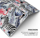 Tropical Flamingo and Zebra Jungle - Skin Decal Wrap Kit Compatible with the Apple MacBook Pro, Pro with Touch Bar or Air (11", 12", 13", 15" & 16" - All Versions Available)