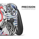 Tropical Flamingo and Zebra Jungle // Skin Decal Wrap Kit for Nintendo Switch Console & Dock, Joy-Cons, Pro Controller, Lite, 3DS XL, 2DS XL, DSi, or Wii - Vinyl Skin Wrap for Nintendo Switch 2, OLED, Lite, Pro Controller, Wii & Classic Handhelds