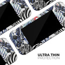 Tropical Flamingo and Zebra Jungle // Skin Decal Wrap Kit for Nintendo Switch Console & Dock, Joy-Cons, Pro Controller, Lite, 3DS XL, 2DS XL, DSi, or Wii - Vinyl Skin Wrap for Nintendo Switch 2, OLED, Lite, Pro Controller, Wii & Classic Handhelds