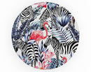 Tropical Flamingo and Zebra Jungle - Skin Kit for PopSockets and other Smartphone Extendable Grips & Stands