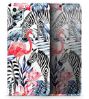 Tropical Flamingo and Zebra Jungle - Premium Vinyl Skin Decal for Samsung Galaxy S25 Ultra, S24, S23, S22 & All Galaxy S Models