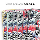 Tropical Flamingo and Zebra Jungle - Protective Skin Wrap & Decal – Compatible with iPhone SE to iPhone 17 Pro Max (All Models)