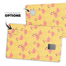 Tropical Flamingo v1 - Premium Protective Decal Skin-Kit for the Apple Credit Card