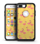 Tropical Flamingo v1 - iPhone 7 or 7 Plus Commuter Case Skin Kit
