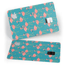 Tropical Flamingo v2 - Premium Protective Decal Skin-Kit for the Apple Credit Card