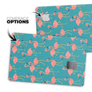 Tropical Flamingo v2 - Premium Protective Decal Skin-Kit for the Apple Credit Card