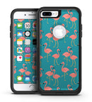 Tropical Flamingo v2 - iPhone 7 or 7 Plus Commuter Case Skin Kit