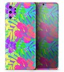 Tropical Fluorescent v1 - Premium Vinyl Skin Decal for Samsung Galaxy S25 Ultra, S24, S23, S22 & All Galaxy S Models