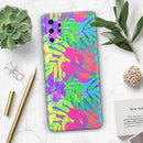 Tropical Fluorescent v1 - Premium Vinyl Skin Decal for Samsung Galaxy S25 Ultra, S24, S23, S22 & All Galaxy S Models
