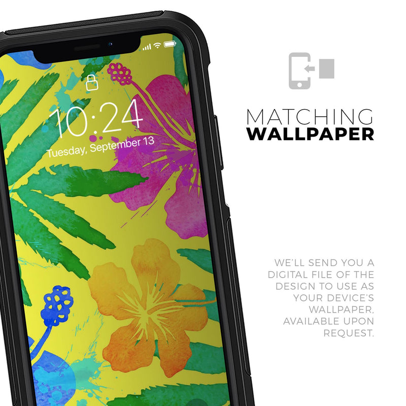 Tropical Fluorescent v2 - Skin Kit for the iPhone OtterBox Cases