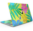 Tropical Fluorescent v2 - Skin Decal Wrap Kit Compatible with the Apple MacBook Pro, Pro with Touch Bar or Air (11", 12", 13", 15" & 16" - All Versions Available)
