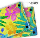 Tropical Fluorescent v2 - Skin Decal Wrap Kit Compatible with the Apple MacBook Pro, Pro with Touch Bar or Air (11", 12", 13", 15" & 16" - All Versions Available)