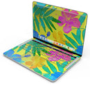 Tropical Fluorescent v2 - Skin Decal Wrap Kit Compatible with the Apple MacBook Pro, Pro with Touch Bar or Air (11", 12", 13", 15" & 16" - All Versions Available)