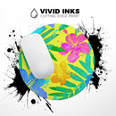 Tropical Fluorescent v2// WaterProof Rubber Foam Backed Anti-Slip Mouse Pad for Home Work Office or Gaming Computer Desk