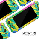 Tropical Fluorescent v2 // Skin Decal Wrap Kit for Nintendo Switch Console & Dock, Joy-Cons, Pro Controller, Lite, 3DS XL, 2DS XL, DSi, or Wii - Vinyl Skin Wrap for Nintendo Switch 2, OLED, Lite, Pro Controller, Wii & Classic Handhelds