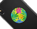 Tropical Fluorescent v2 - Skin Kit for PopSockets and other Smartphone Extendable Grips & Stands