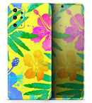 Tropical Fluorescent v2 - Premium Vinyl Skin Decal for Samsung Galaxy S25 Ultra, S24, S23, S22 & All Galaxy S Models
