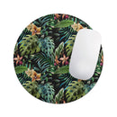 Tropical Forest v1// WaterProof Rubber Foam Backed Anti-Slip Mouse Pad for Home Work Office or Gaming Computer Desk