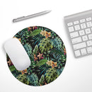 Tropical Forest v1// WaterProof Rubber Foam Backed Anti-Slip Mouse Pad for Home Work Office or Gaming Computer Desk