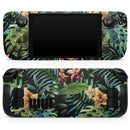 Tropical Forest v1 // Full Body Skin Decal Wrap Kit for the Steam Deck handheld gaming computer