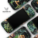 Tropical Forest v1 // Full Body Skin Decal Wrap Kit for the Steam Deck handheld gaming computer