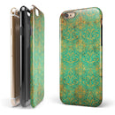 Tropical Grunge Floral Pattern iPhone 6/6s or 6/6s Plus 2-Piece Hybrid INK-Fuzed Case