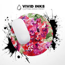 Tropical Hydrangea Flowers// WaterProof Rubber Foam Backed Anti-Slip Mouse Pad for Home Work Office or Gaming Computer Desk