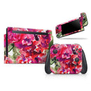Tropical Hydrangea Flowers // Skin Decal Wrap Kit for Nintendo Switch Console & Dock, Joy-Cons, Pro Controller, Lite, 3DS XL, 2DS XL, DSi, or Wii - Vinyl Skin Wrap for Nintendo Switch 2, OLED, Lite, Pro Controller, Wii & Classic Handhelds