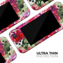 Tropical Hydrangea Flowers // Skin Decal Wrap Kit for Nintendo Switch Console & Dock, Joy-Cons, Pro Controller, Lite, 3DS XL, 2DS XL, DSi, or Wii - Vinyl Skin Wrap for Nintendo Switch 2, OLED, Lite, Pro Controller, Wii & Classic Handhelds