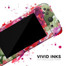 Tropical Hydrangea Flowers // Skin Decal Wrap Kit for Nintendo Switch Console & Dock, Joy-Cons, Pro Controller, Lite, 3DS XL, 2DS XL, DSi, or Wii - Vinyl Skin Wrap for Nintendo Switch 2, OLED, Lite, Pro Controller, Wii & Classic Handhelds