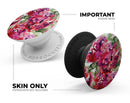 Tropical Hydrangea Flowers - Skin Kit for PopSockets and other Smartphone Extendable Grips & Stands