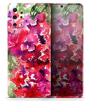 Tropical Hydrangea Flowers - Premium Vinyl Skin Decal for Samsung Galaxy S25 Ultra, S24, S23, S22 & All Galaxy S Models