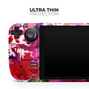 Tropical Hydrangea Flowers // Full Body Skin Decal Wrap Kit for the Steam Deck handheld gaming computer