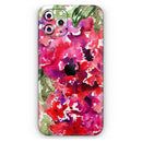 Tropical Hydrangea Flowers - Protective Skin Wrap & Decal – Compatible with iPhone SE to iPhone 17 Pro Max (All Models)