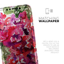 Tropical Hydrangea Flowers - Protective Skin Wrap & Decal – Compatible with iPhone SE to iPhone 17 Pro Max (All Models)