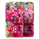 Tropical Hydrangea Flowers - Protective Skin Wrap & Decal – Compatible with iPhone SE to iPhone 17 Pro Max (All Models)