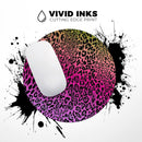 Tropical Neon Animal Print// WaterProof Rubber Foam Backed Anti-Slip Mouse Pad for Home Work Office or Gaming Computer Desk