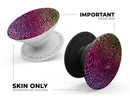 Tropical Neon Animal Print - Skin Kit for PopSockets and other Smartphone Extendable Grips & Stands