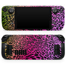 Tropical Neon Animal Print // Full Body Skin Decal Wrap Kit for the Steam Deck handheld gaming computer